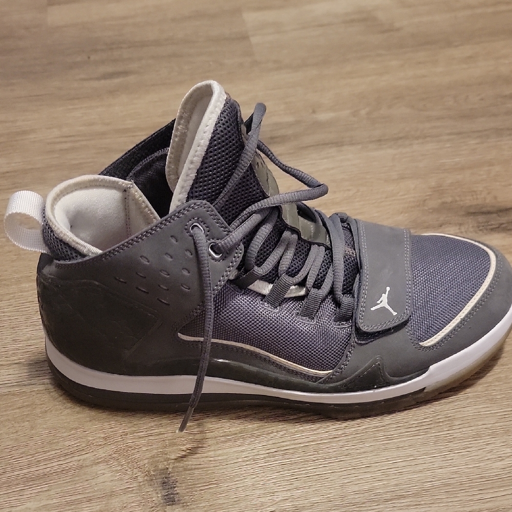 Gray High-Top Men's Sneakers